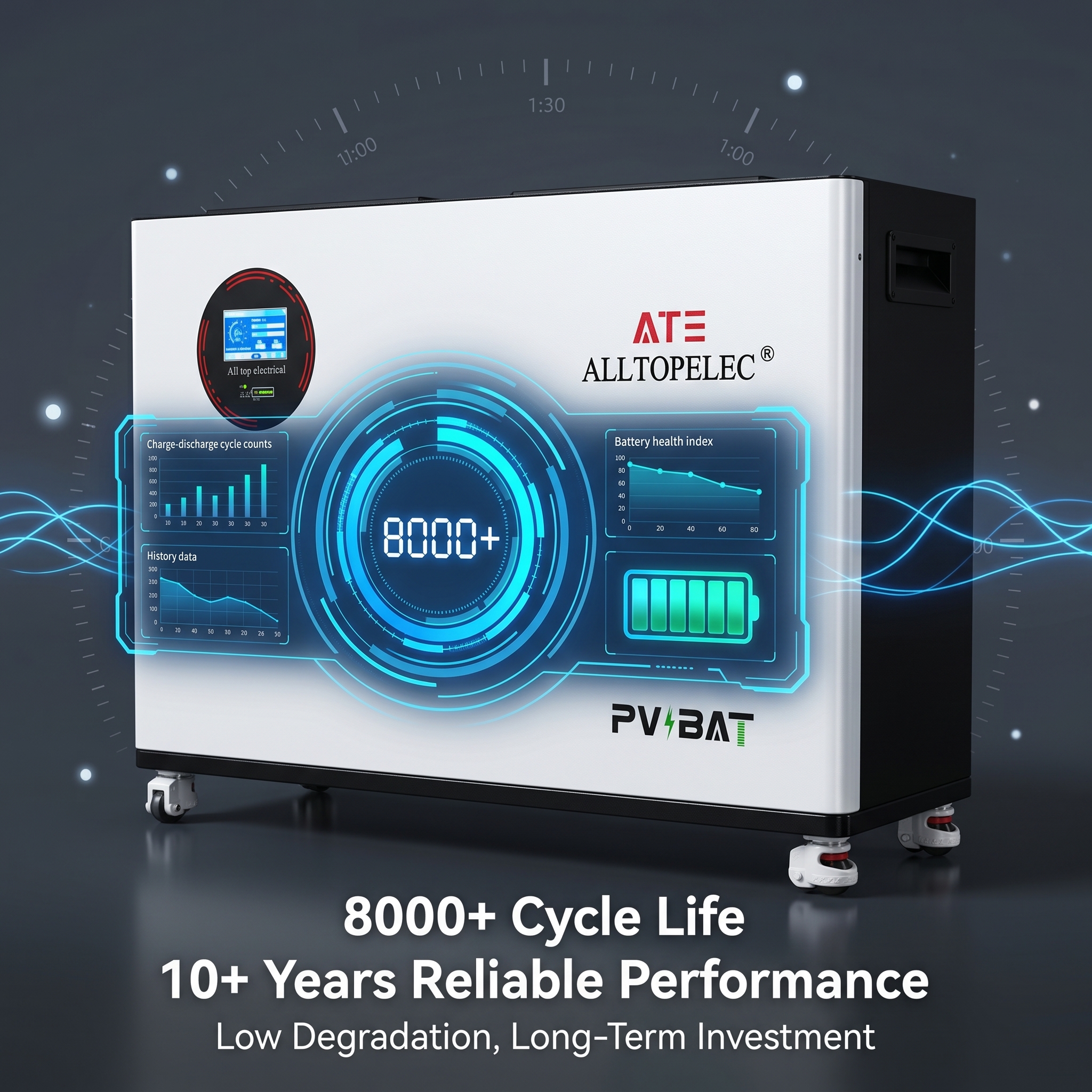 ATE ALLTOPELEC 20.48KWh LiFePO4 energy storage battery - Image 7